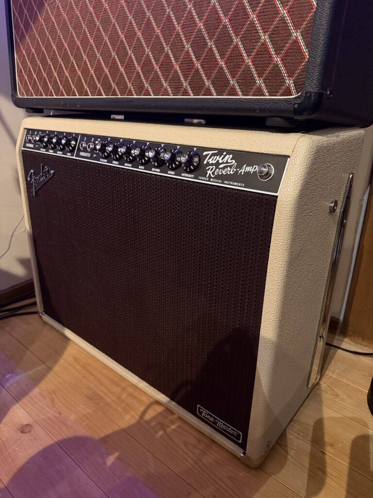 Fender Tone Master Twin Reverbのコントロールパネル